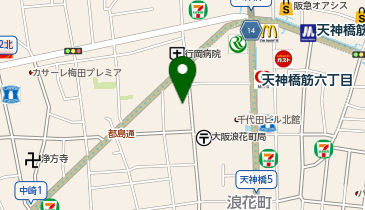 A-75.エステムコート梅田・天神橋4ステーションフロント (ドコモ・バイクシェア)の地図画像