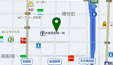 B-59.クリスタルグランツ心斎橋EAST (ドコモ・バイクシェア)の地図画像