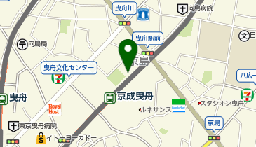 G2-09.京成曳舟 (ドコモ・バイクシェア)の地図画像