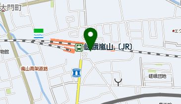 KT266-JR嵯峨嵐山駅前(名鉄協商パーキング) (bikeshareポート)の地図画像
