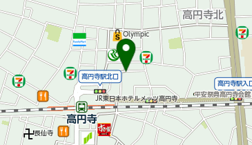 O5-11.高円寺北2丁目 (ドコモ・バイクシェア)の地図画像