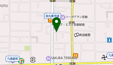KT272-ホテル晴輝 京都ステーション 裏側 (bikeshareポート)の地図画像