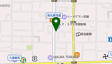 KT271-ホテル晴輝 京都ステーション 正面 (bikeshareポート)の地図画像