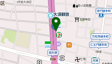 448.大須観音 (カリテコバイク)の地図画像