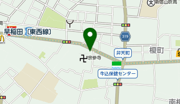 D3-17.セジョリ早稲田 (ドコモ・バイクシェア)の地図画像