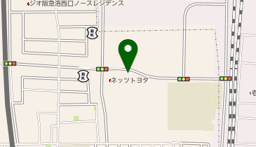 KT273-京都トヨタ桂川洛西店 (bikeshareポート)の地図画像