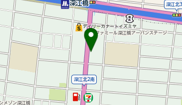 H-19.Metrosa深江橋 (ドコモ・バイクシェア)の地図画像