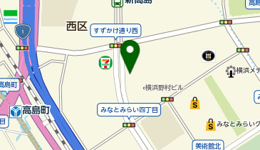 171.横浜ブルーアベニュー (ドコモ・バイクシェア)の地図画像