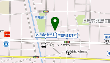 KT281-上鳥羽北村山町 (bikeshareポート)の地図画像