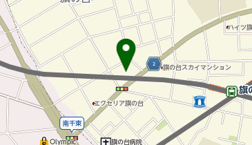 I1-117.クレイシア旗の台 (ドコモ・バイクシェア)の地図画像