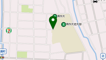 007.美作大学西門 (bikeshareポート)の地図画像
