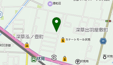 KT277-カナートモール伏見 (bikeshareポート)の地図画像