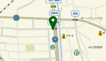 110.久光大分前 (おおいたサイクルシェア)の地図画像