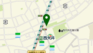 I1-119.西大井広場公園 (ドコモ・バイクシェア)の地図画像