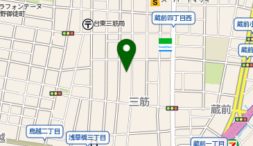 F1-06.ミルーナヒルズ蔵前グロース (ドコモ・バイクシェア)の地図画像