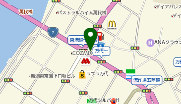 04.万代スクランブル (にいがた2kmシェアサイクル)の地図画像