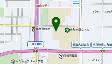 KT303-京都光華女子大学 駐輪場 (bikeshareポート)の地図画像