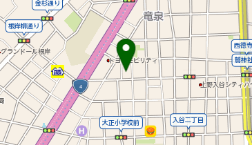 F4-05.フォンターナ入谷 (ドコモ・バイクシェア)の地図画像