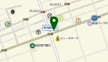 42.新潟駅南口交差点 (にいがた2kmシェアサイクル)の地図画像