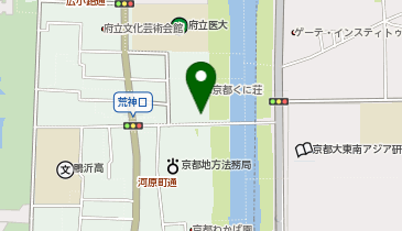 KT304-日本バプテスト 京都教会 (bikeshareポート)の地図画像