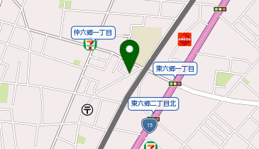 K1-164.京急仲六郷1丁目マルチモビリティステーション (ドコモ・バイクシェア)の地図画像