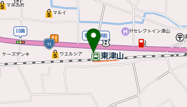 009.東津山駅前 (bikeshareポート)の地図画像