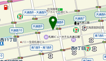 13.大通西8丁目エフロクマル前 (ポロクル)の地図画像