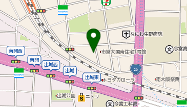 E-50.エステムコート難波サウスプレイス6ラグジー (ドコモ・バイクシェア)の地図画像