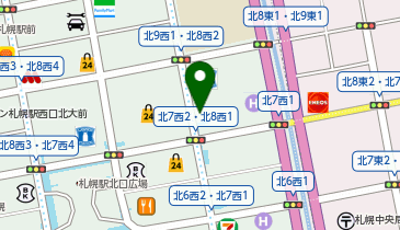 69.札幌駅北口さつきた8・1前 (ポロクル)の地図画像