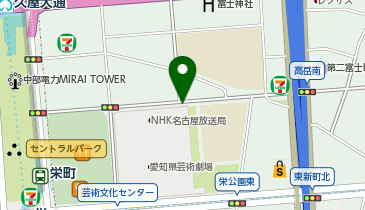 471.NHK名古屋放送センタービル (カリテコバイク)の地図画像