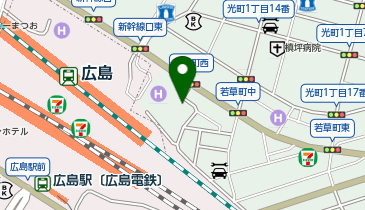 001.広島駅北口第一駐輪場 (ドコモ・バイクシェア)の地図画像