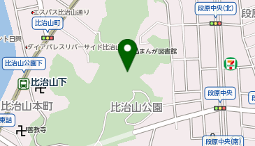 006.比治山公園 (ドコモ・バイクシェア)の地図画像