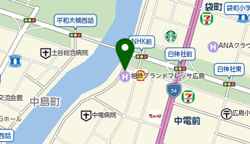 023.ホテルマイステイズ広島 平和公園前 (ドコモ・バイクシェア)の地図画像