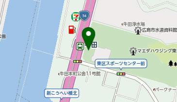 042.新牛田公園 (ドコモ・バイクシェア)の地図画像