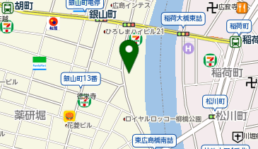 105.EN HOTEL Hiroshima (ドコモ・バイクシェア)の地図画像