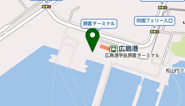 067.広島港宇品旅客ターミナル(海側) (ドコモ・バイクシェア)の地図画像