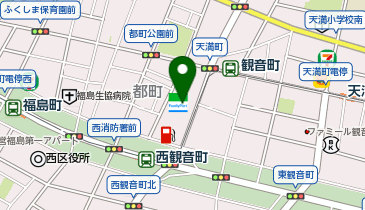 078.ファミリーマート広島観音店 (ドコモ・バイクシェア)の地図画像