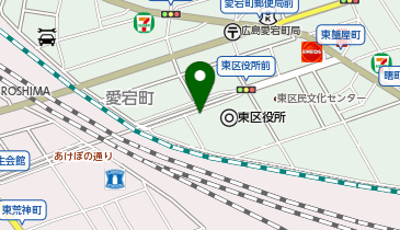 091.東区役所 (ドコモ・バイクシェア)の地図画像