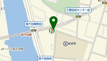 024.セブン-イレブン広島南千田西店 (ドコモ・バイクシェア)の地図画像
