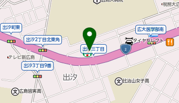 037.セブン-イレブン広島出汐4丁目店 (ドコモ・バイクシェア)の地図画像