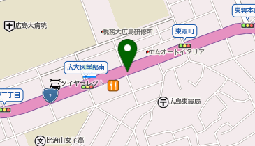 094.セブン-イレブン広島東霞町店 (ドコモ・バイクシェア)の地図画像