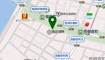 102.西区役所 (ドコモ・バイクシェア)の地図画像