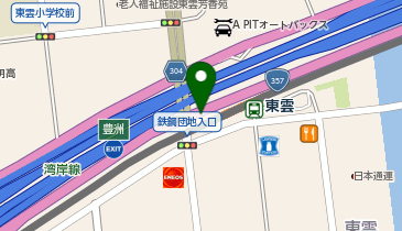 H1-219.東雲駅北 (ドコモ・バイクシェア)の地図画像