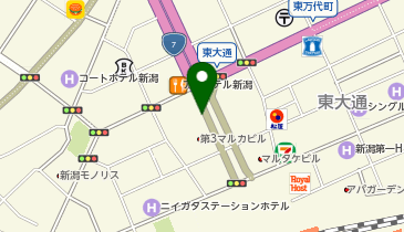 06.東大通みちばたリビング (にいがた2kmシェアサイクル)の地図画像