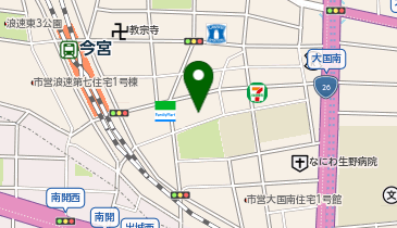 E-51.エステムコート難波サウスプレイス4パークグレイス (ドコモ・バイクシェア)の地図画像