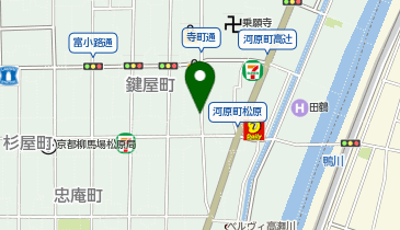 KT328-More河原町 (bikeshareポート)の地図画像