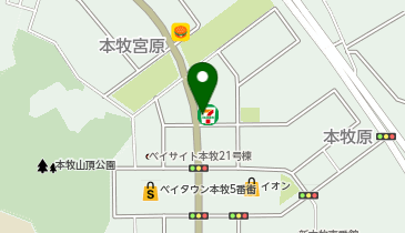 180.セブン-イレブン横浜本牧原店 (ドコモ・バイクシェア)の地図画像