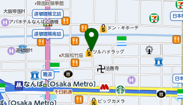 B-85.道頓堀法善寺ビル (ドコモ・バイクシェア)の地図画像