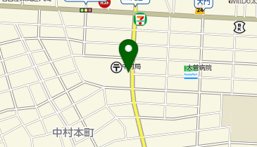 496.中村郵便局 (カリテコバイク)の地図画像