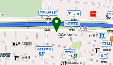 497.名古屋中郵便局 (カリテコバイク)の地図画像
